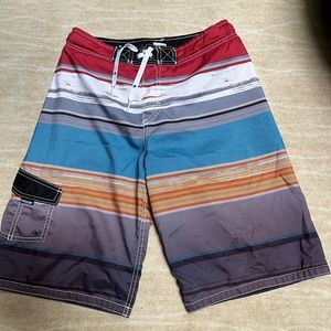 Mossimo Boys Swim Trunks, Large (12/14), multi-colored.